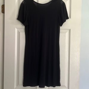 100% SILK, LIGHTWEIGHT BLACK DRESS!